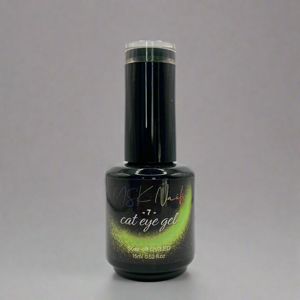 Dark Cat Eye Green - 7 - Gel Polish