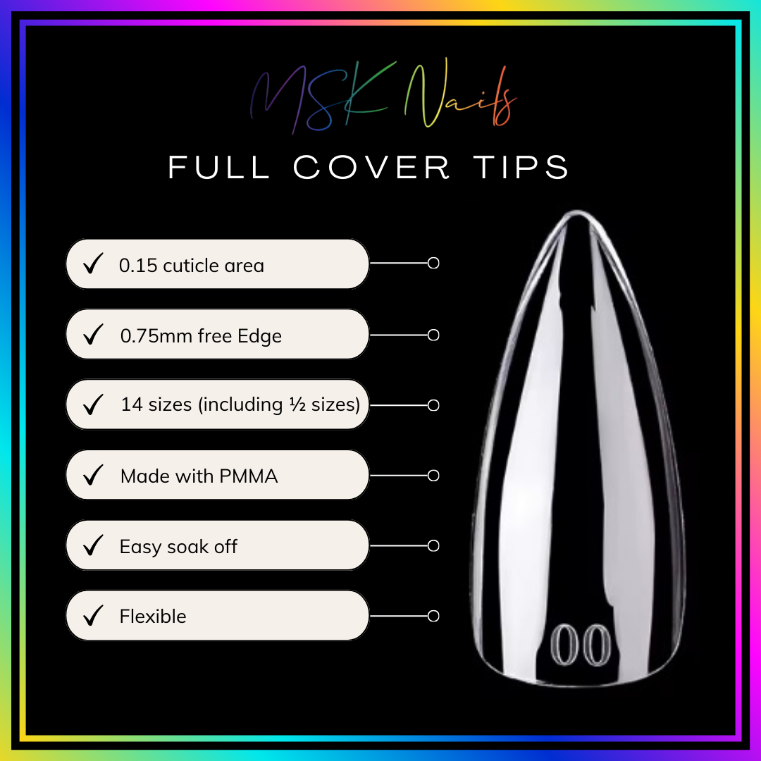 Almond - Full Cover Tips