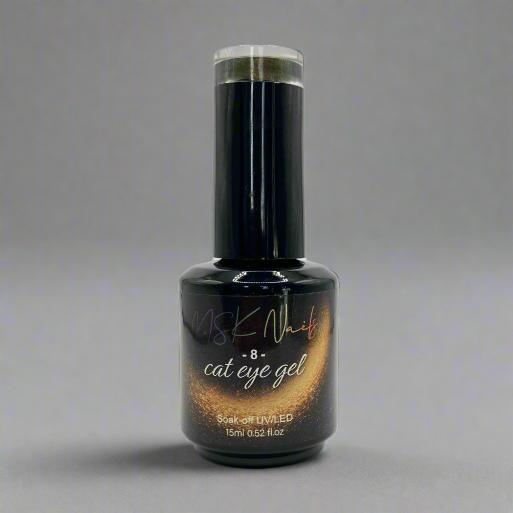 Dark Cat Eye Yellow - 8 - Gel Polish
