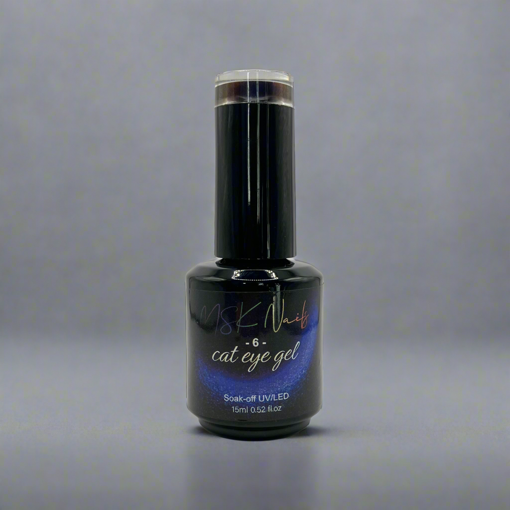 Dark Cat Eye Blue - 6 - Gel Polish