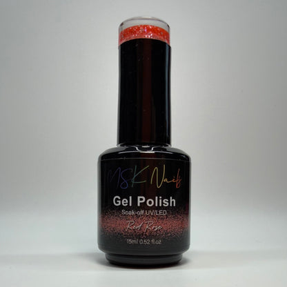 Red Rose - Glitter Gel Polish