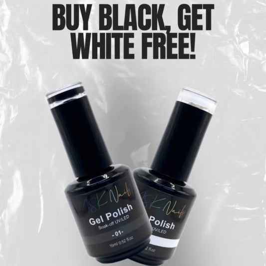 Buy Black - Get White Free!