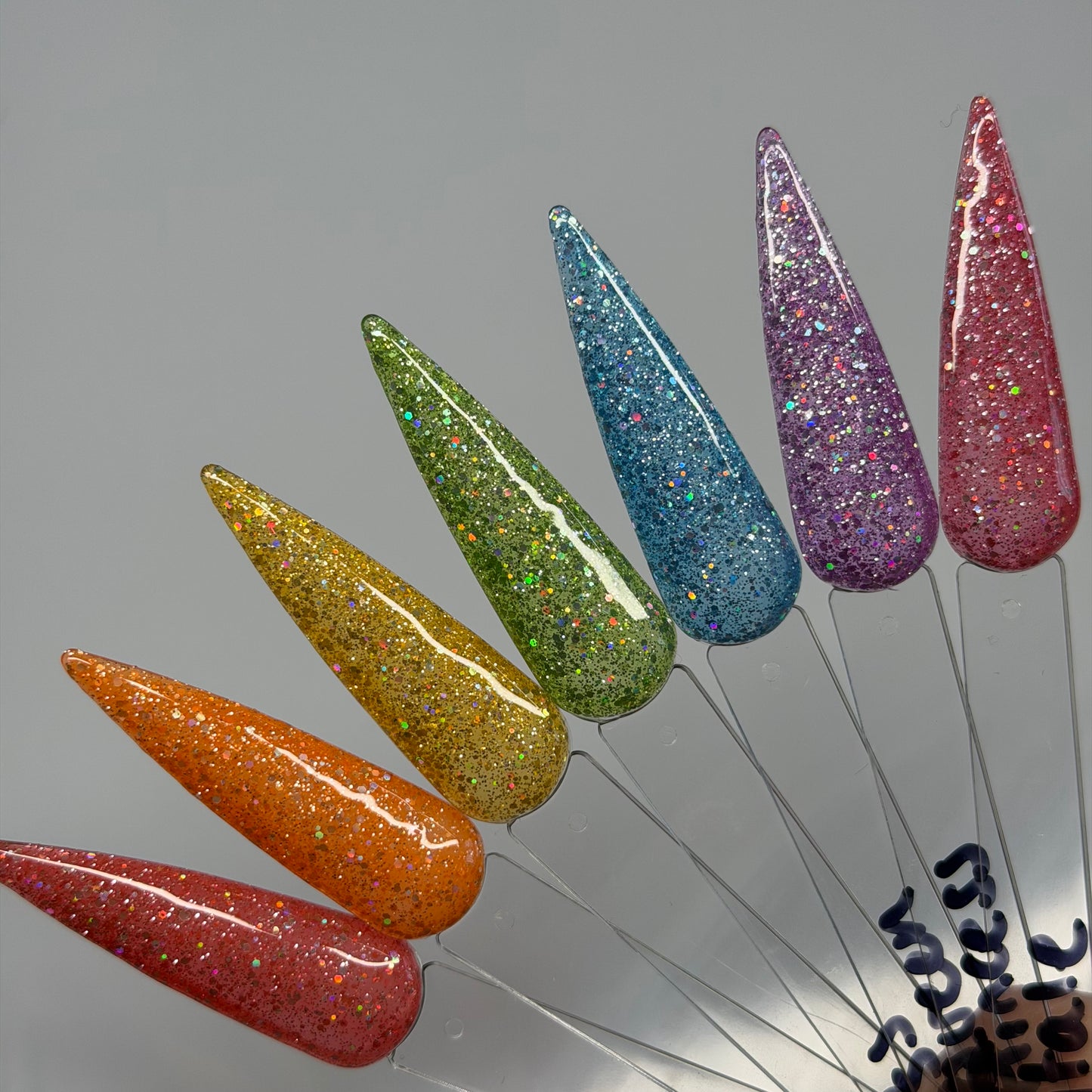 The Rainbow Glitter Collection - Gel Polish
