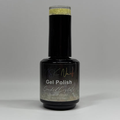 Yellow Crushed Crystals - Glitter Gel Polish