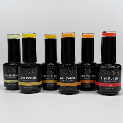 The Yellow/Orange Collection - Gel Polish