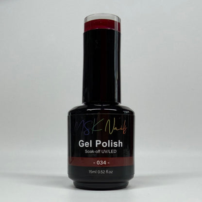 Crimson Red - 034 - Gel Polish