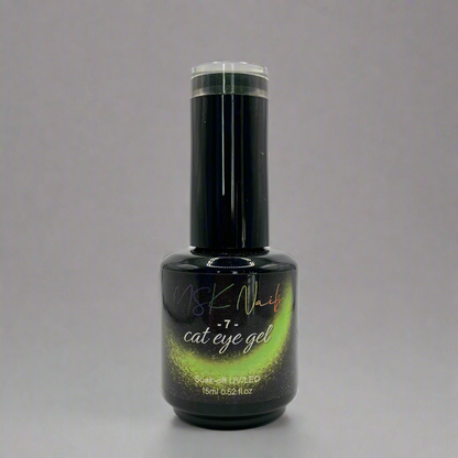 Dark Cat Eye Green - 7 - Gel Polish