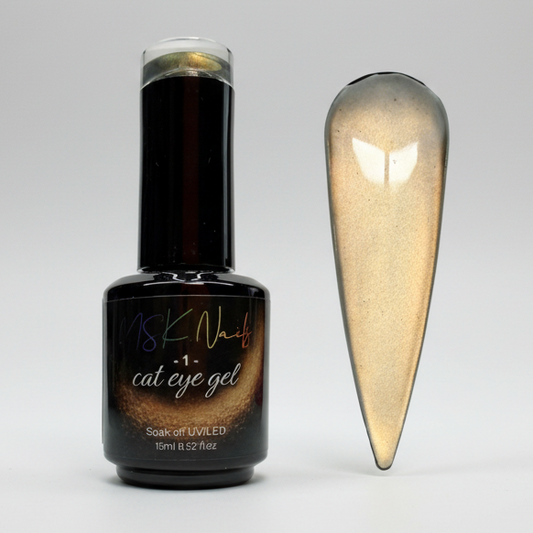 Gold Cat Eye - 1 - Gel Polish