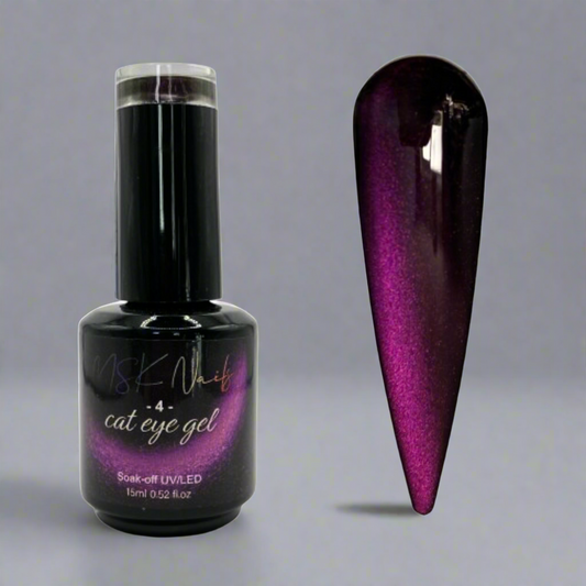 Dark Cat Eye Pink/Purple - 4 - Gel Polish