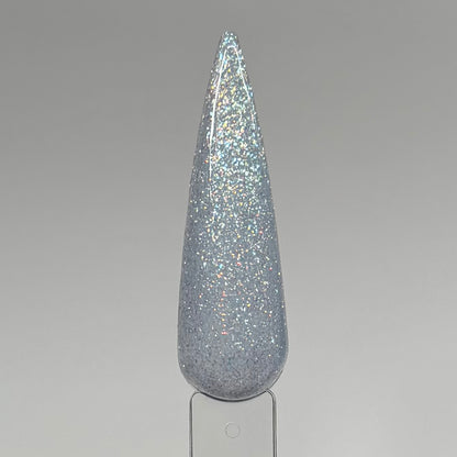 Ice Blue Crushed Crystals - Glitter Gel Polish