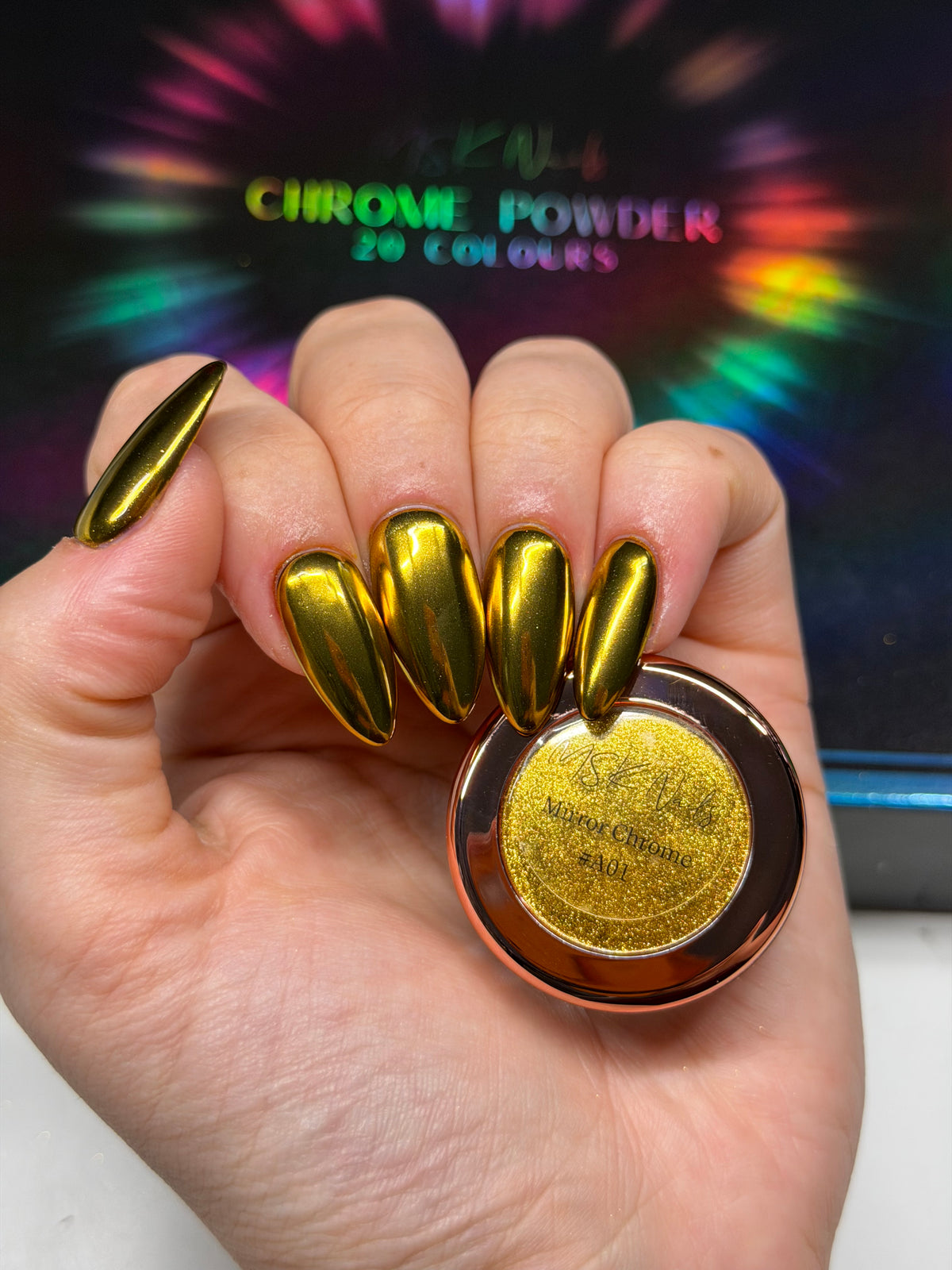Katie - 01 Gold Chrome Powder