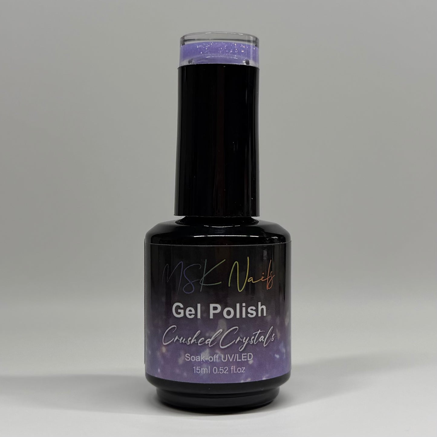 Purple Crushed Crystals - Glitter Gel Polish