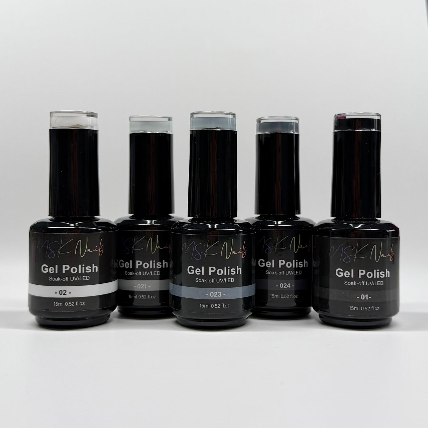 The Gray Scale Collection - Gel Polish