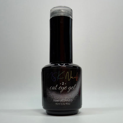 Silver Cat Eye - 2 - Gel Polish