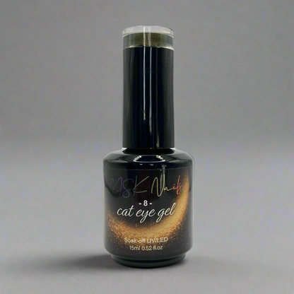 Dark Cat Eye Yellow - 8 - Gel Polish