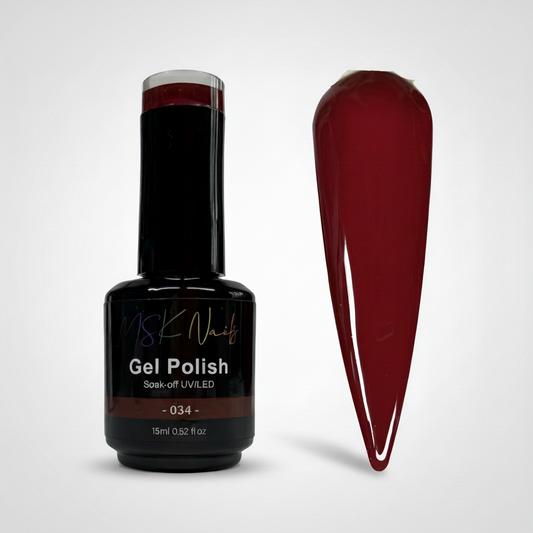 Crimson Red - 034 - Gel Polish