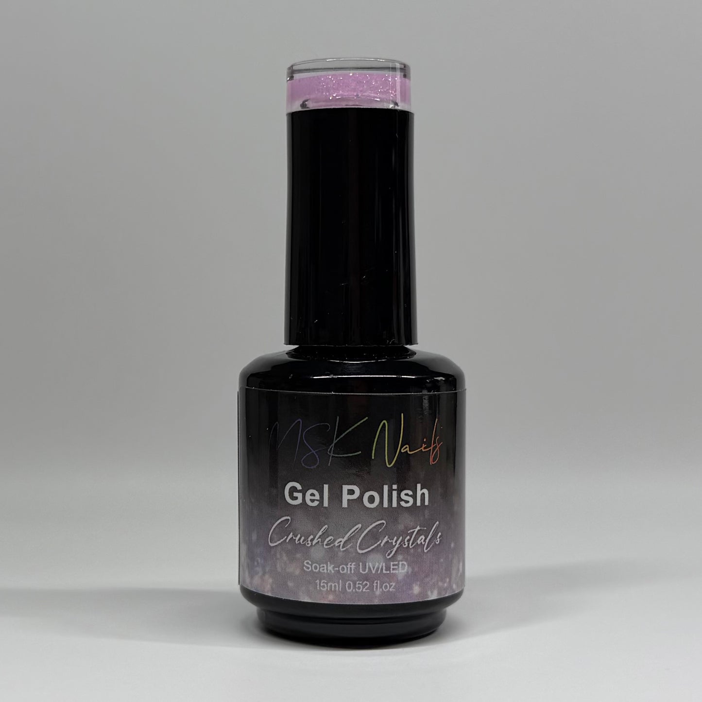 Pink Crushed Crystals - Glitter Gel Polish