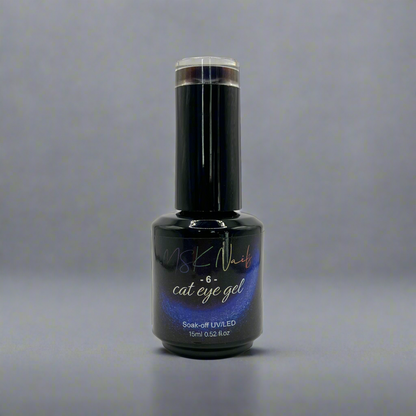 Dark Cat Eye Blue - 6 - Gel Polish