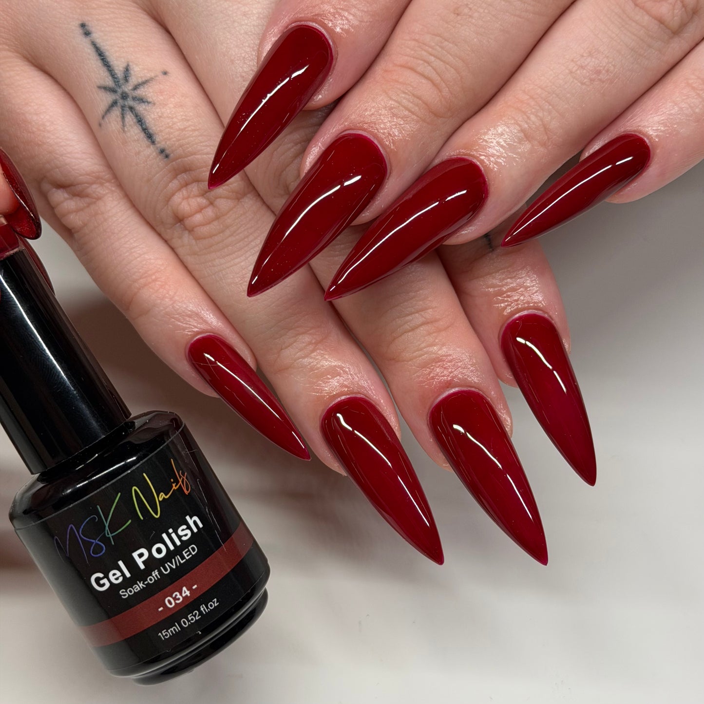 Crimson Red - 034 - Gel Polish