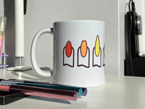 Nail shapes Mug - Rainbow