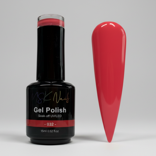 Coral Red - 032 - Gel Polish